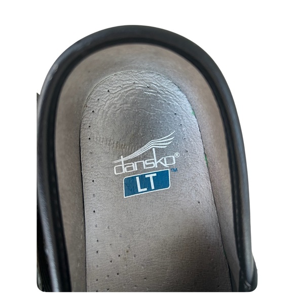 Dansko LT Pro Hero Clogs Womens Size 37 (6.5-7) Black Patent Medical Design - Picture 9 of 11